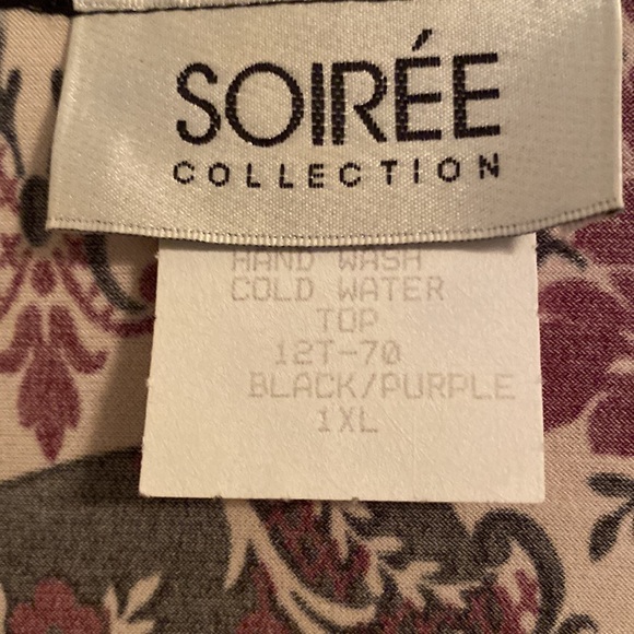 Patterned Top-Size 1X - Picture 2 of 10